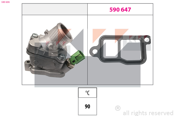 KW Termosztát házzal 580606_KW